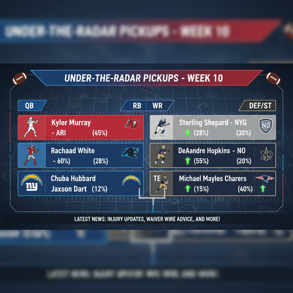 Late-Week Fantasy Football Pickups for Injuries and Bye Weeks in 2025 NFL Season