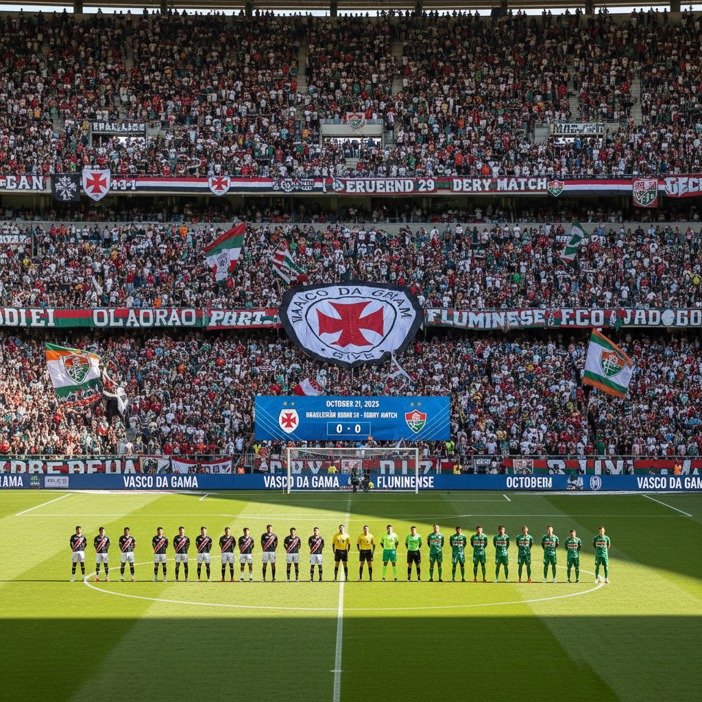 Vasco da Gama vs Fluminense: Intense Brasileirão Derby at Maracanã on Oct 21, 2025