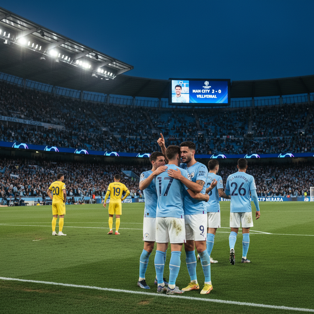 Manchester City sørger etter supporterdødsfall før Villarreal-kampen