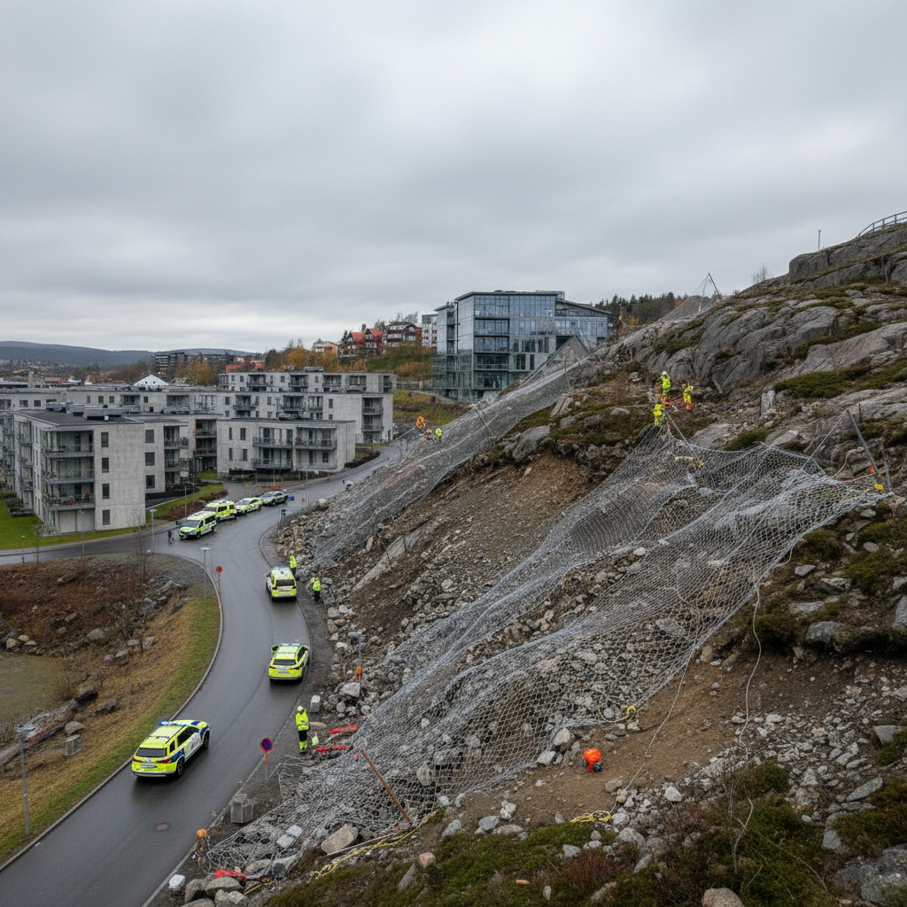 Landslides in Oslo Prompt Evacuation and Emergency Response for Residents