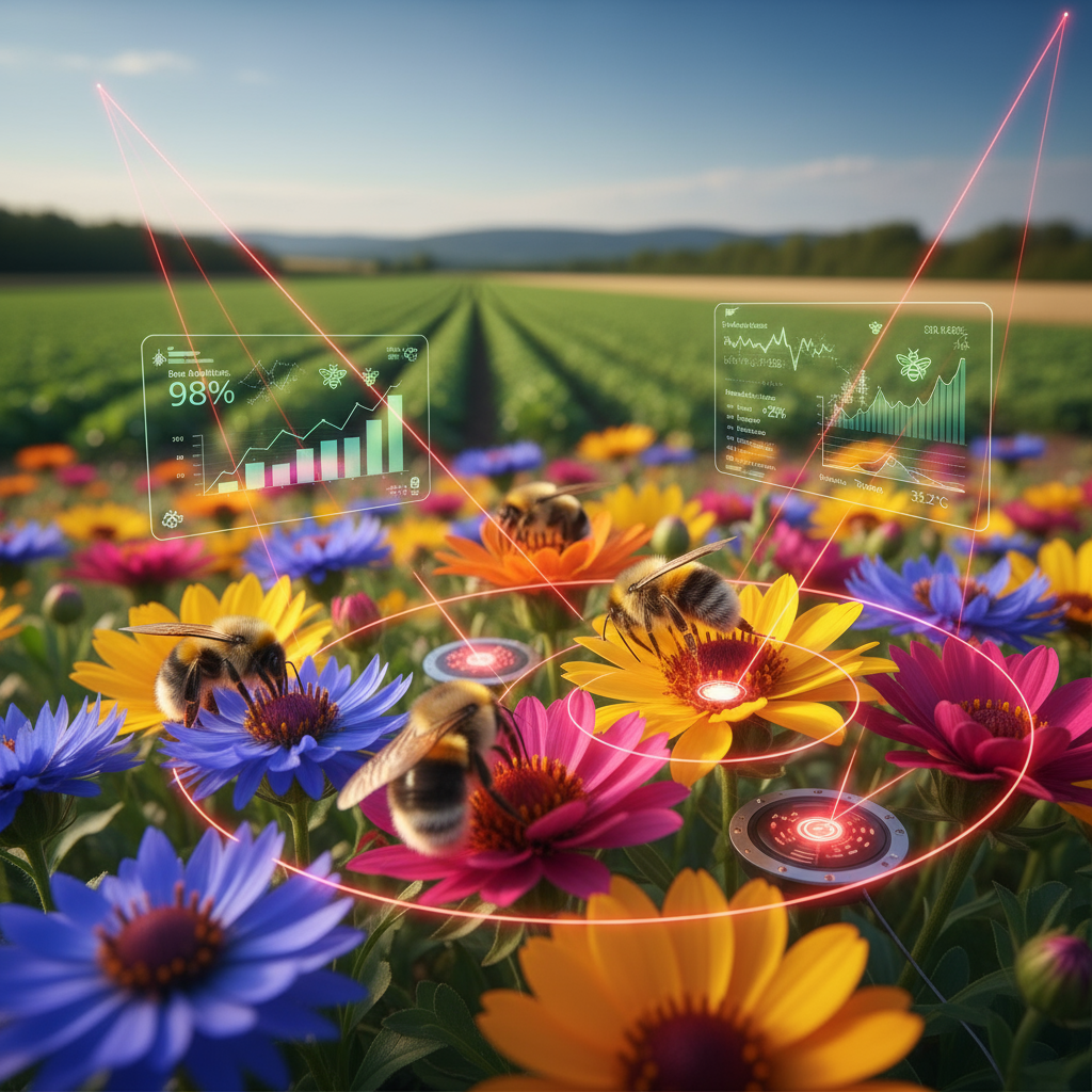 Effektiv rødt lys-terapi og bi-intelligente systemer for bedre biehelse og bærekraftig landbruk