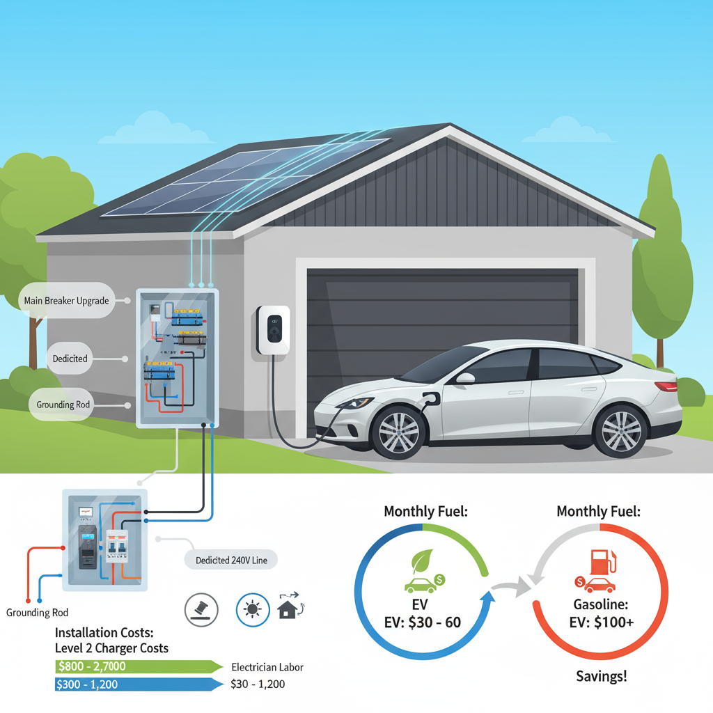 2025 Home EV Charger Installation Costs and Key Influencing Factors