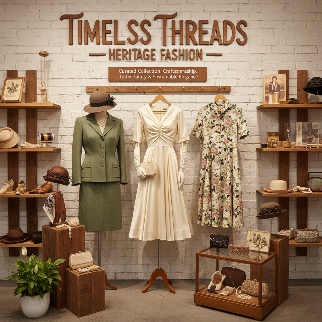 Vintage Fashion: Timeless Values, Sustainability, and Cultural Significance