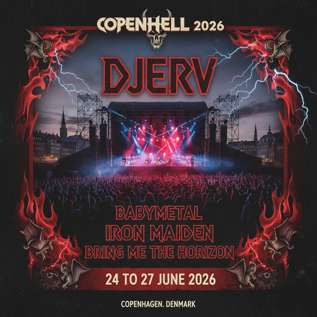 Djerv bekreftet til Copenhell 2026 med Agnete Kjølsrud og internasjonale metalband