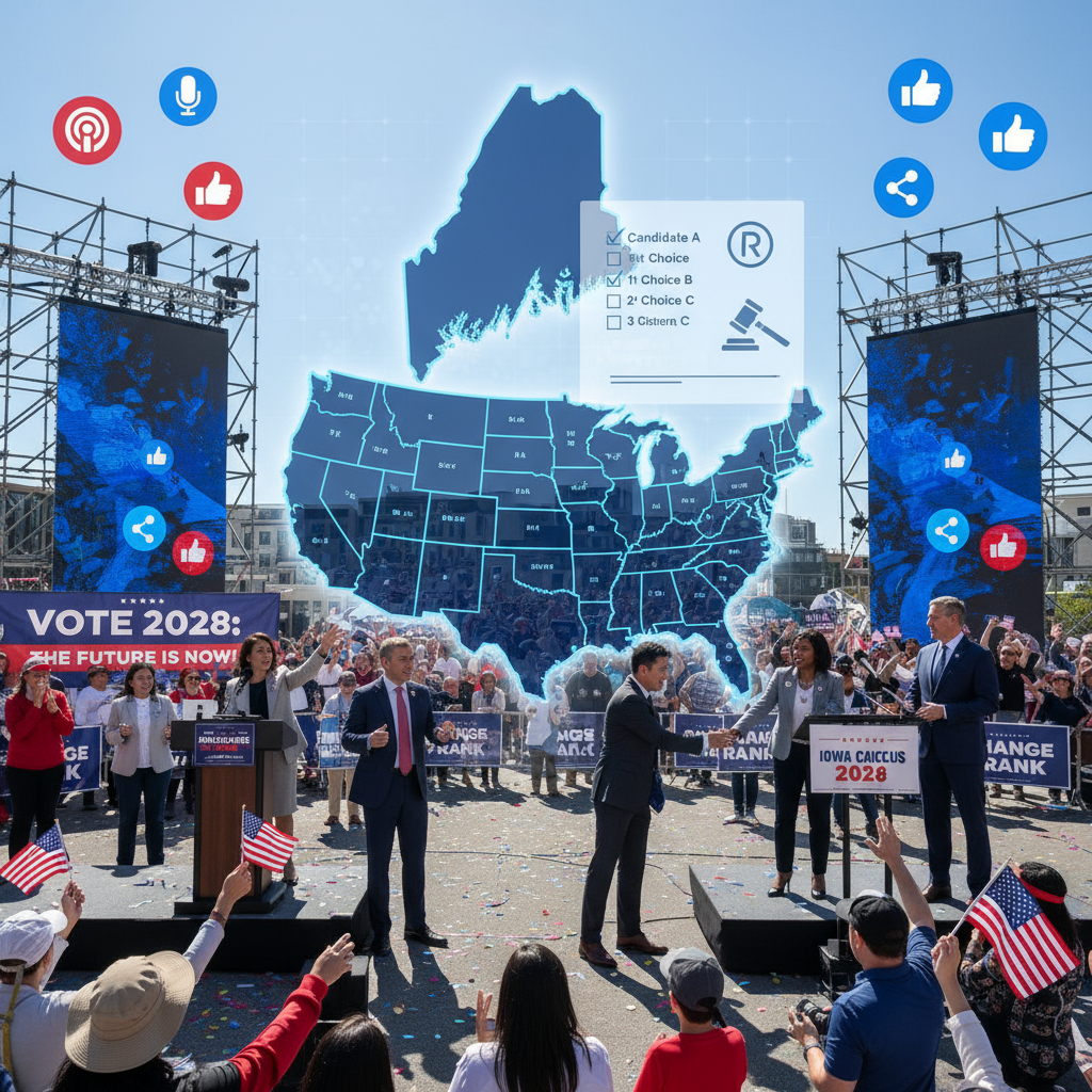 Demokratiske kandidater og valgdynamikk i presidentvalget 2028 i USA