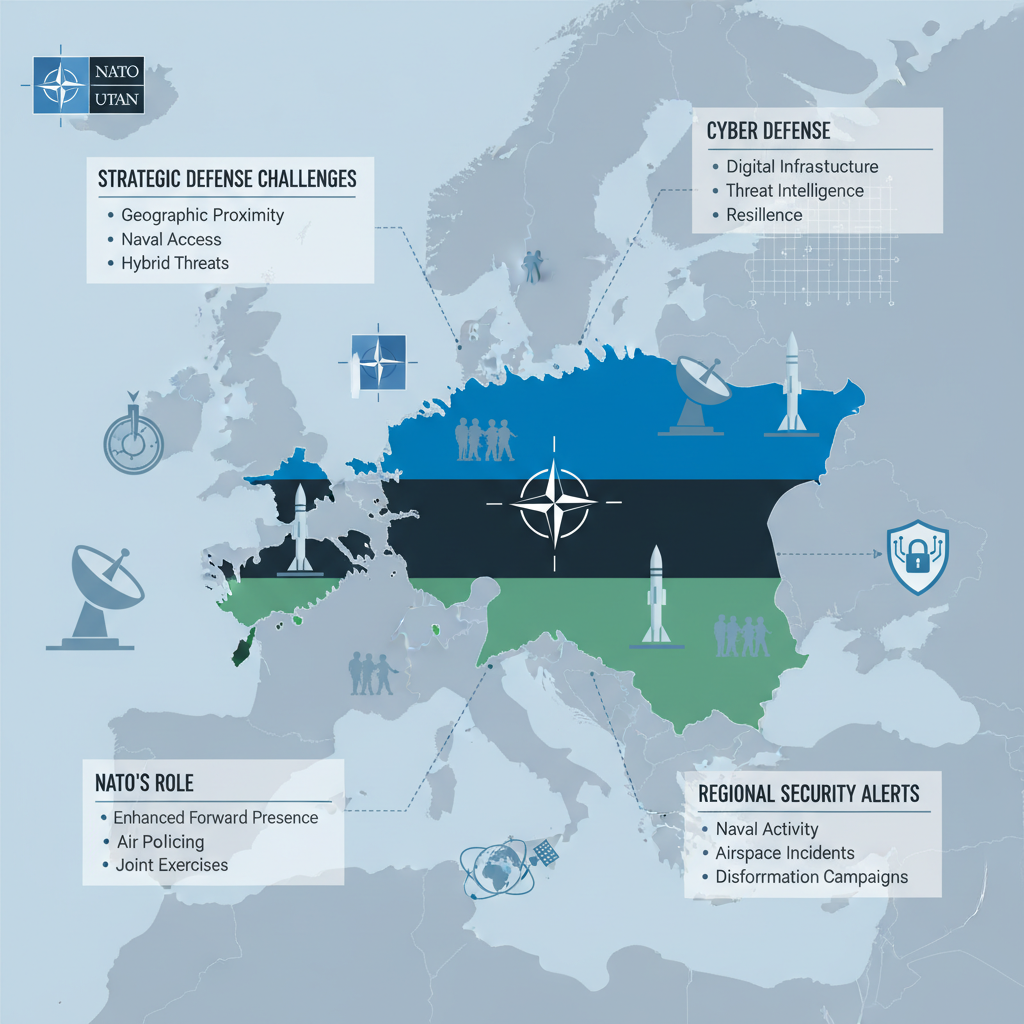 Estlands sikkerhetspolitikk og forsvar mot russisk aggresjon med NATO-støtte
