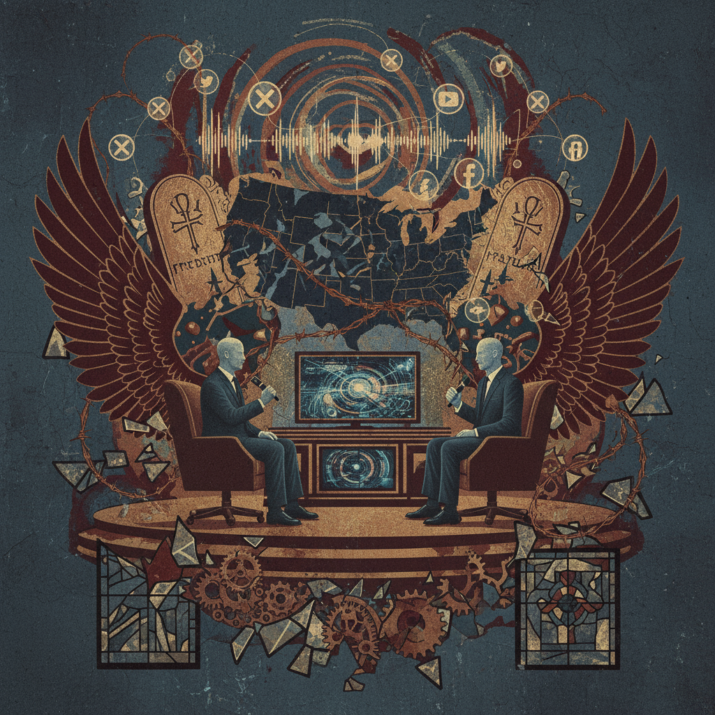 Right-Wing Politics Divided by Media Figures and Extremist Ideologies