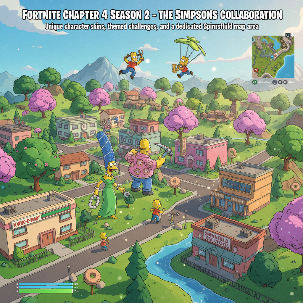 Fortnite Chapter 4 Season 2: The Simpsons-samarbeid og rekordspillere
