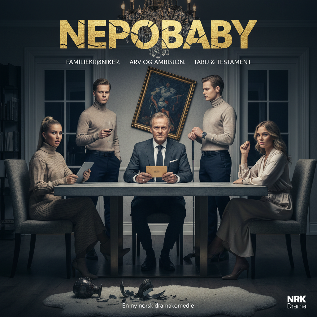Nepobaby: Norsk dramaserie om arv, familie og privilegier