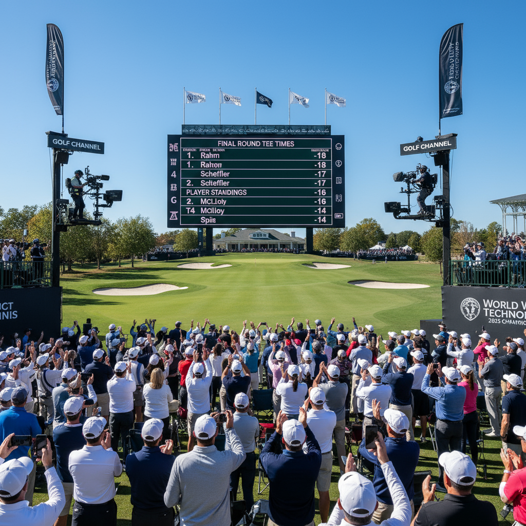 2025 World Wide Technology Championship Final Round Tee Times and Coverage