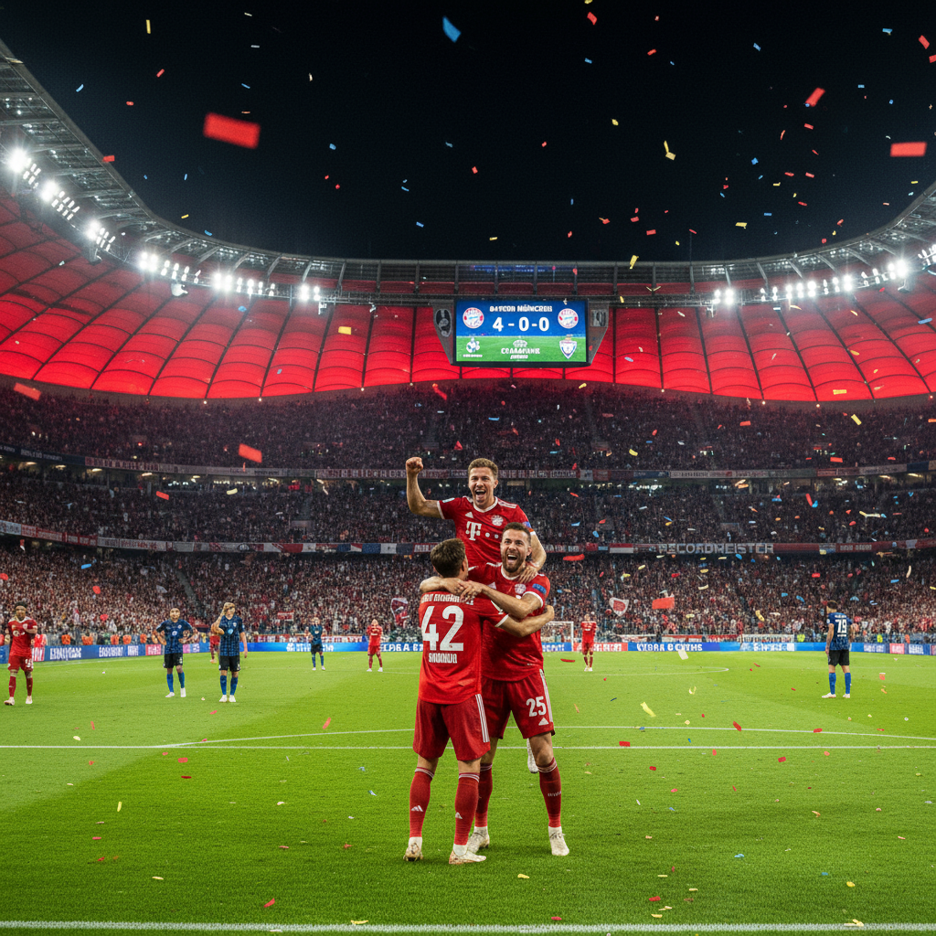 Bayern München slo Club Brugge 4-0 i Champions League – sterk lagseier