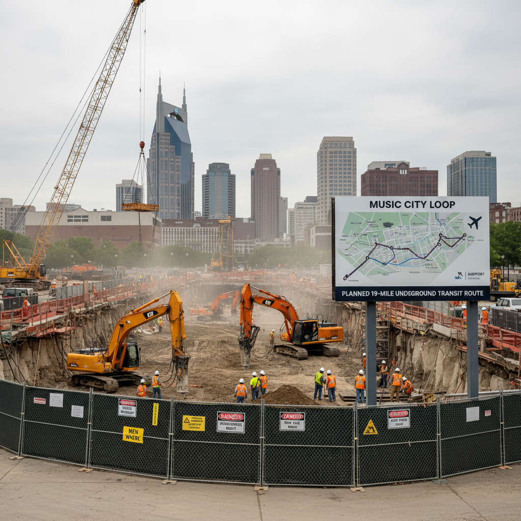 Challenges in The Boring Company’s Music City Loop Tunnel Project in Nashville