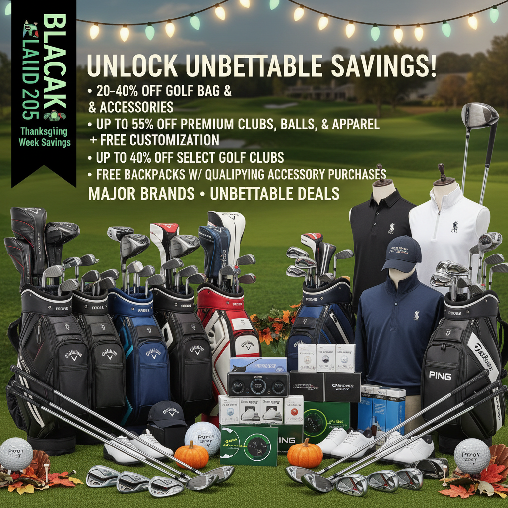 Black Friday 2025 Golf Equipment Discounts: Save Up to 55% on Top Brands