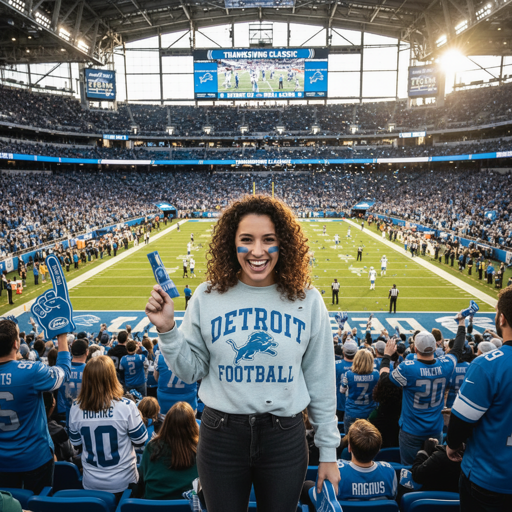 Detroit Lions Thanksgiving Day Tradition: High-Stakes NFC North Showdown and Holly Campbell’s Support