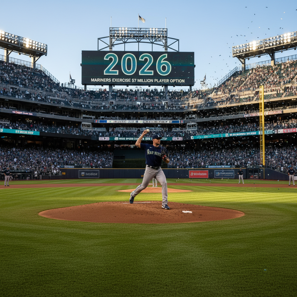 Seattle Mariners Exercise Andrés Muñoz’s $7M Club Option for 2026 Closer Role