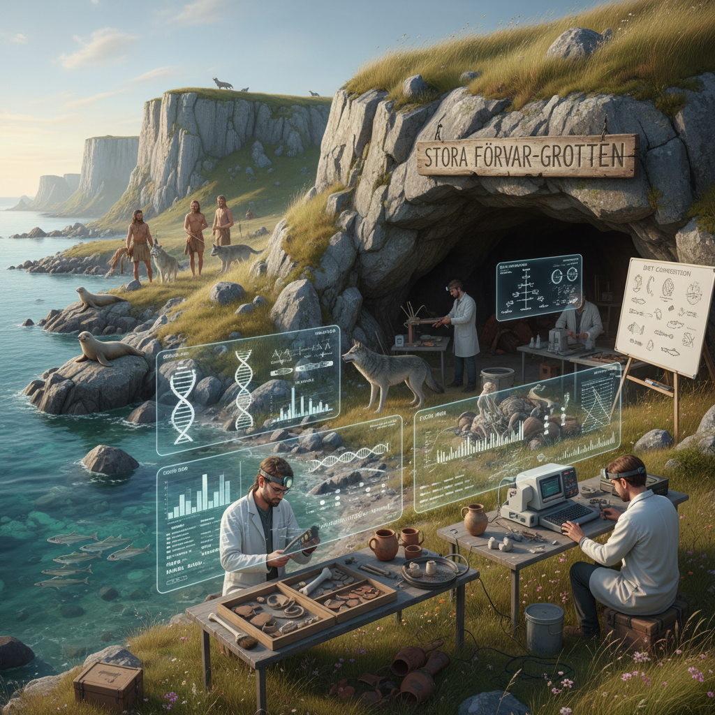 DNA-arkeologi avslører samspill mellom mennesker og gråulv på Stora Karlsö