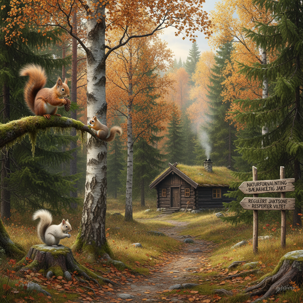 Squirrel Hunting in Norway: Tradition, Regulation, and Sustainable Management